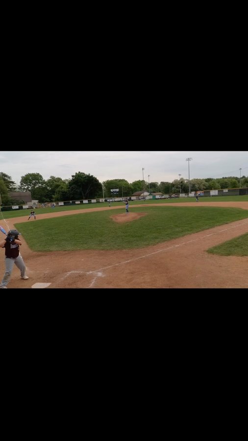 Instagram post by @vinny_potsnpans for Axe Bat. Caption reads: ⚾️⚾️#double #9yearsold #axebat #baseballlife.