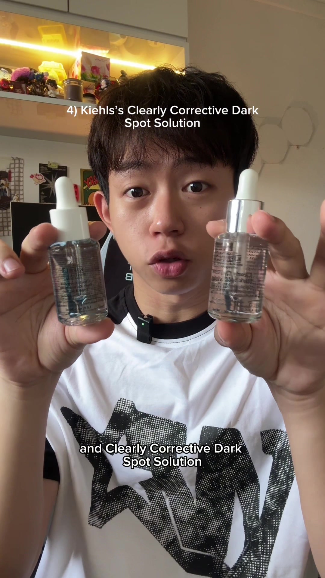 TikTok post by @pale.nerves for Kiehl's. Caption reads: did not expect to get recognised in bangkok for my....
