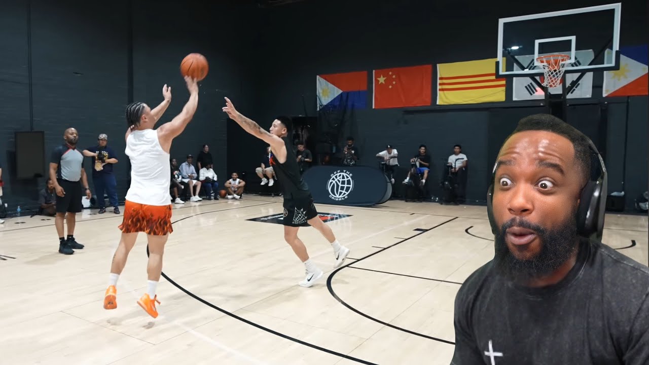 YouTube post by @CashNastyReacts for DraftKings. Caption reads: Craziest Asian Hooper We’ve EVER Seen… Koda vs....