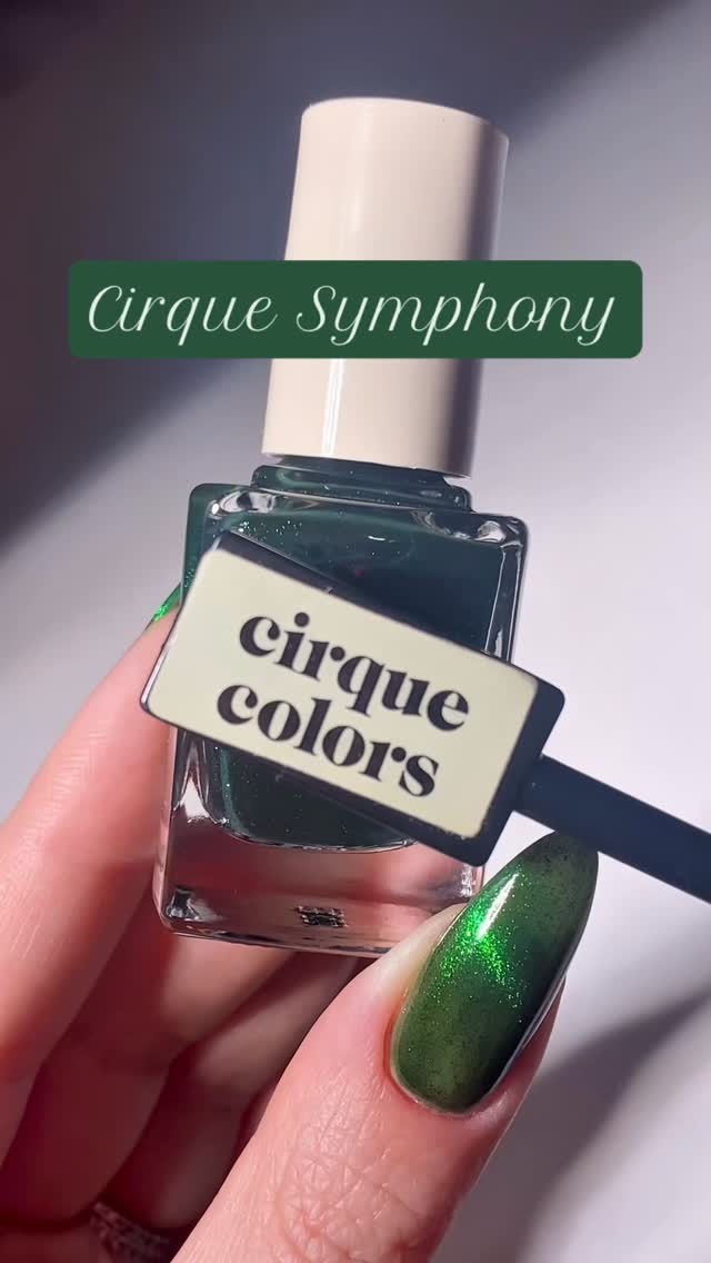 Instagram post by @sedjames for Cirque Colors. Caption reads: Quick Preview: Symphony Collection 🎼

[PR]

6....