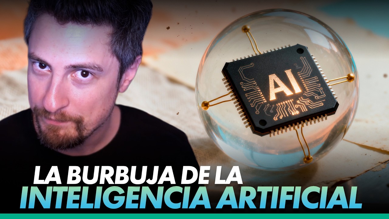 YouTube post by @KManuS88 for Bloomberg. Caption reads: The AI ​​bubble is worse than it seems!.