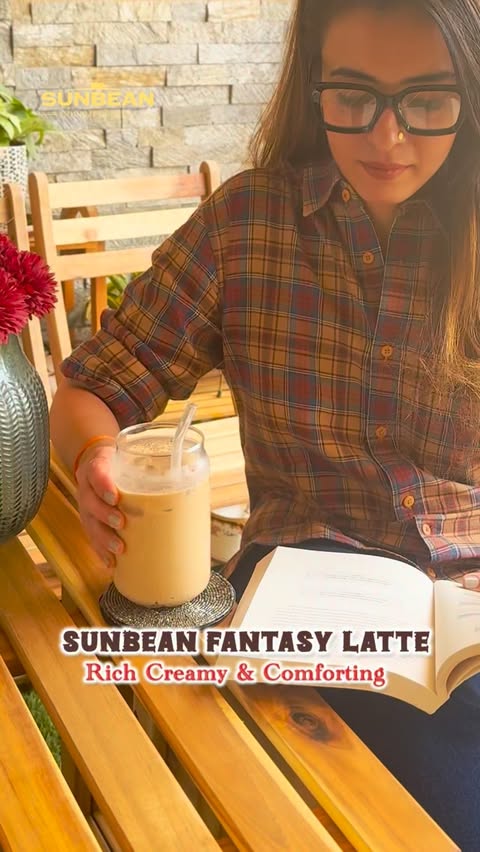 Instagram post by @the.food.talks for Sunbean Coffee. Caption reads: [...] #coffee #coldlatte #sunbean #ad [Sunbean....