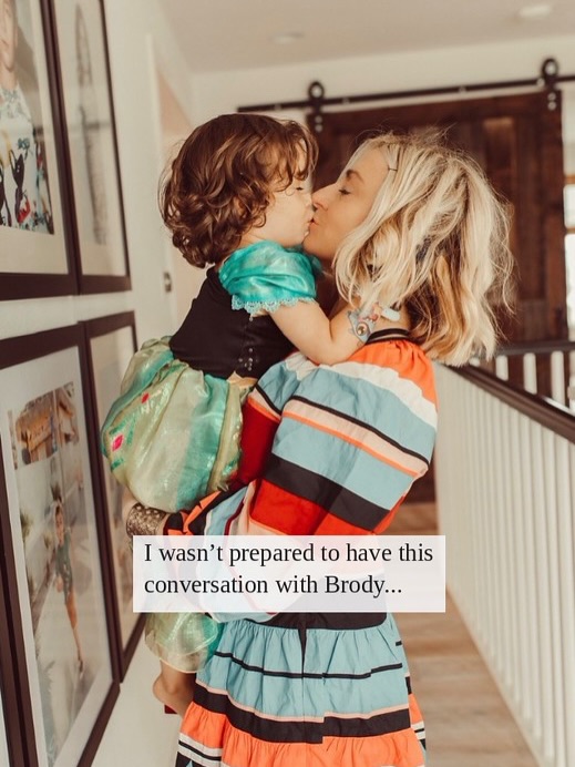 Instagram post by @citygirlgonemom for Evereden. Caption reads: I wasn’t prepared to have this conversation with....