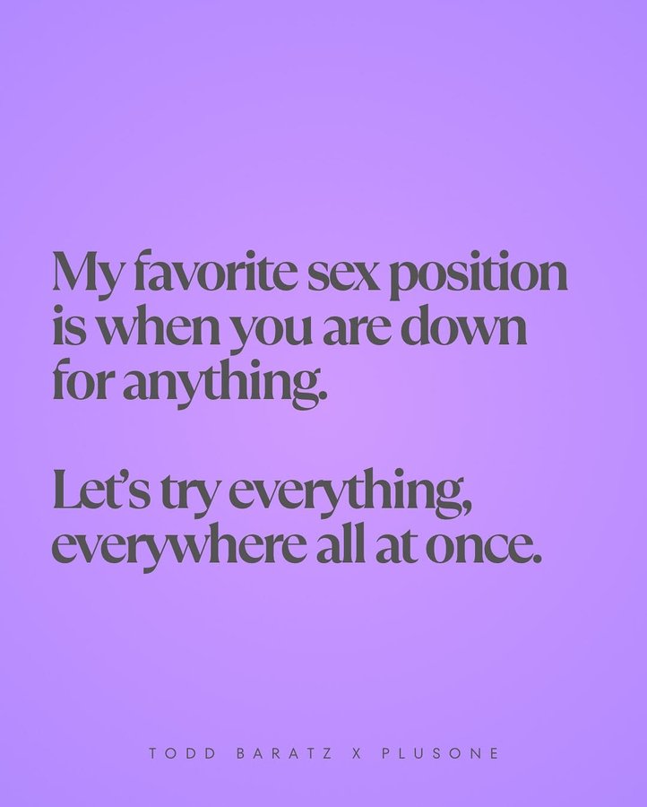 Instagram post by @yourdiagnonsense for MyPlusOne. Caption reads: Happy Valentines Day…

My favorite sex position....