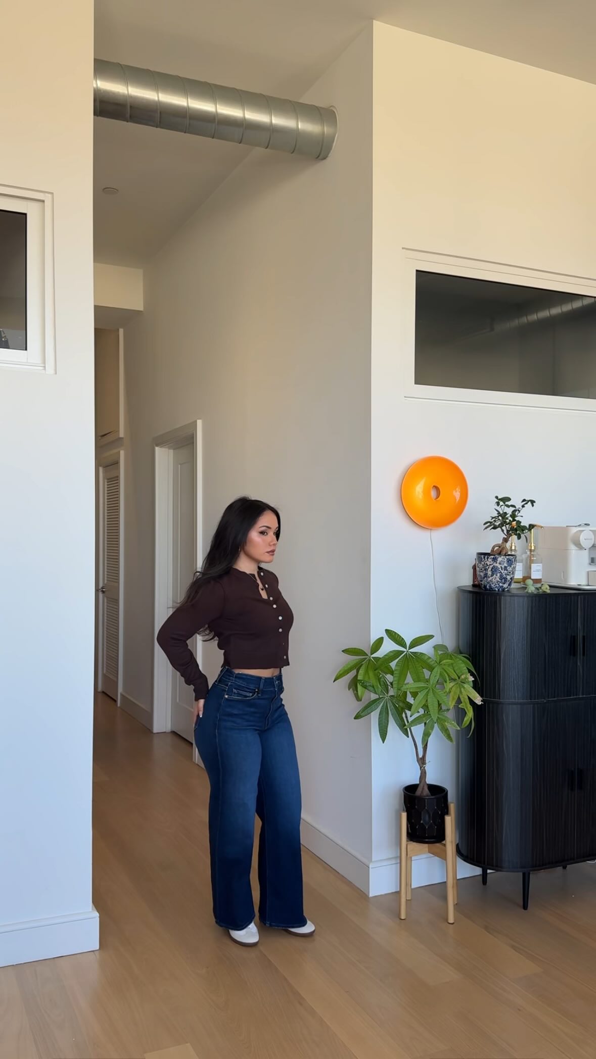 Instagram post by @mayafowler_ for Stitch Fix. Caption reads: never worry about finding your size with....