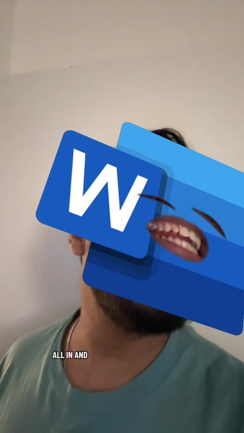 Instagram post by @thisisshetty for Microsoft 365. Caption reads: [...] X Word - Note Taking Upgraded . . .....