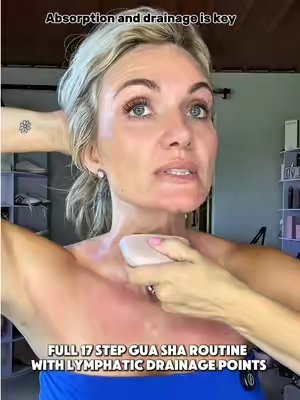 TikTok post by @mitten_state_girl for ZdeerHealth. Caption reads: Gua Sha Tutorial because a lot of times I see so....