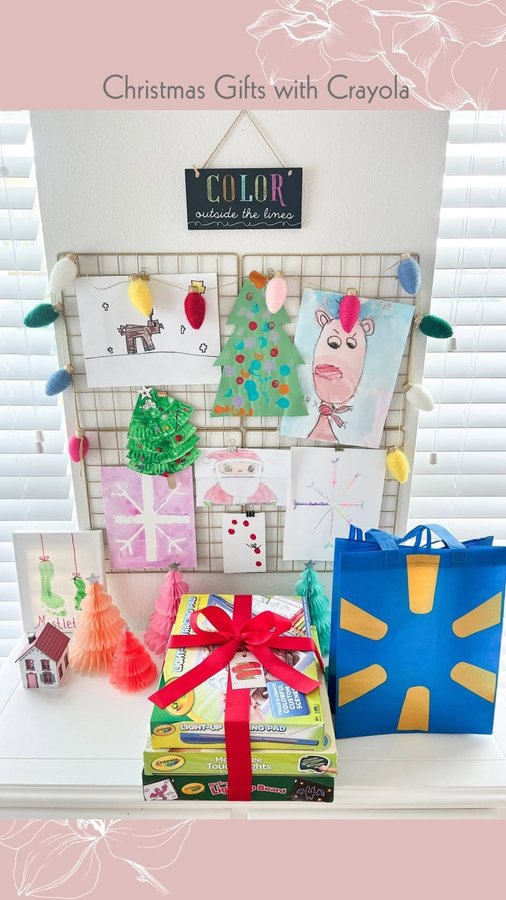 Instagram post by @lets_create_and_celebrate for SheSpeaks. Caption reads: I’ve partnered with @Crayola at @Walmart to share....