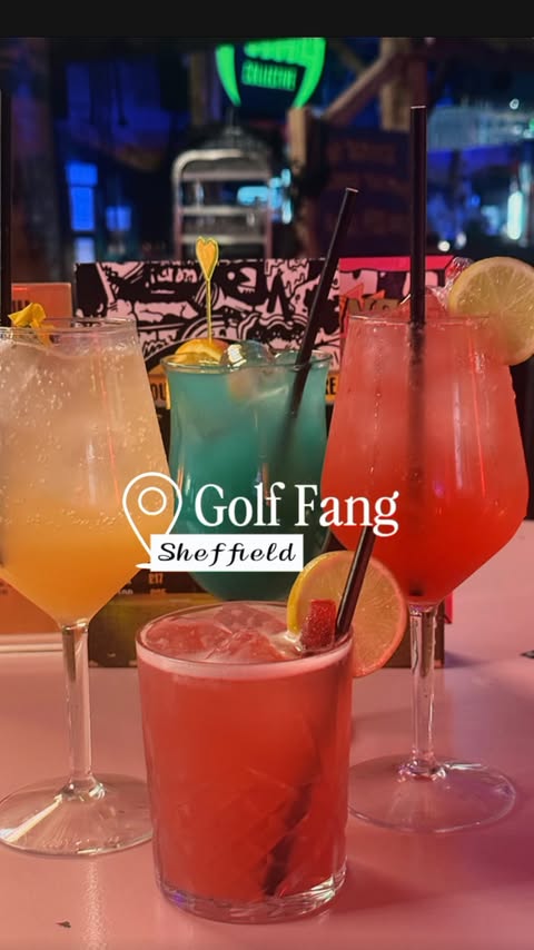Instagram post by @esmaeexplores for Joli. Caption reads: Something a little competitive… ⛳🎯🍹 We were....