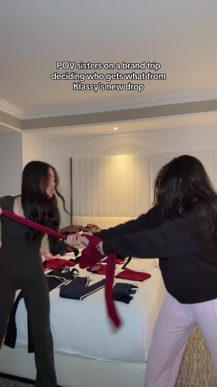 TikTok post by @shelbysacco5 for Klassy Network. Caption reads: [...] outfits are worth fighting over!!! @Klassy....