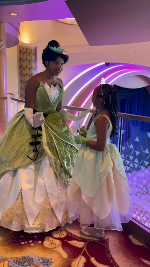 Instagram post by @toyajohnson for Disney Parks. Caption reads: [...] @disneycruiseline @disneyparks.