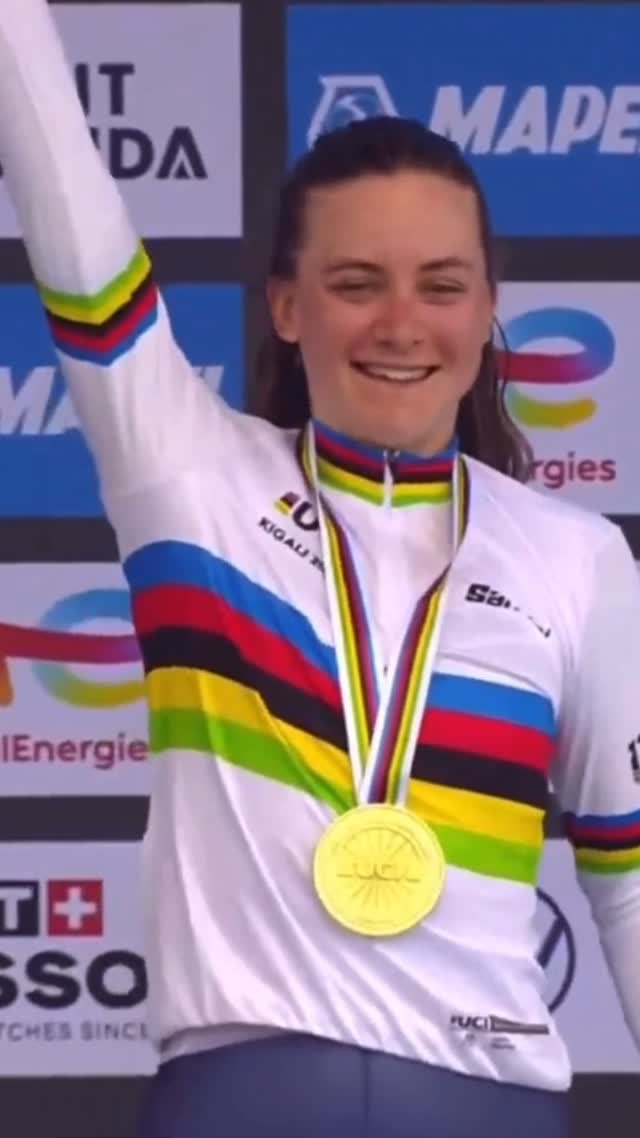 Instagram post by @backstedt_zoe for Canyon. Caption reads: Nothing could stop her! A roaring ride straight....