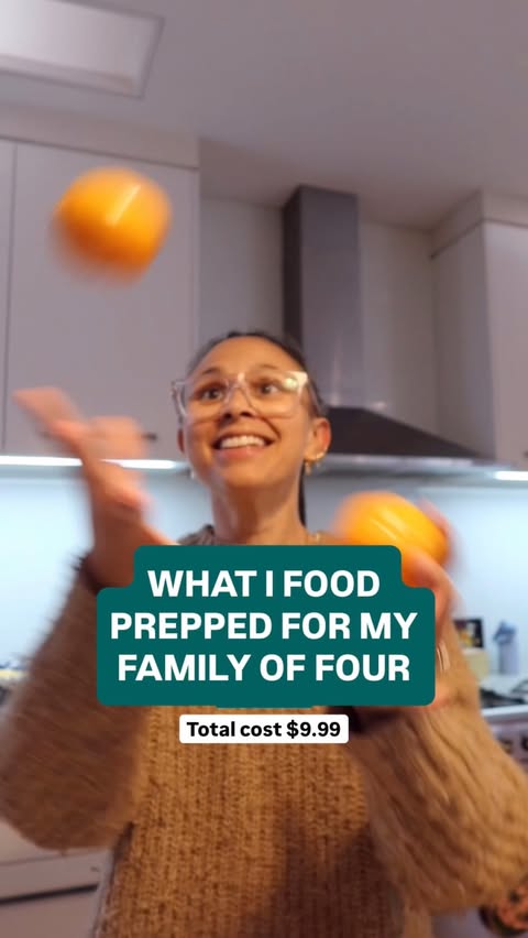 Instagram post by @keereece for Too Good To Go. Caption reads: [...] prepped for my family of four using a....