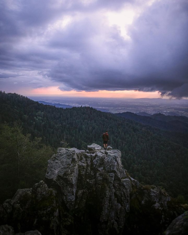 Instagram post by @calsnape for Wilderness Culture. Caption reads: With little daylight left I hiked as fast as I....