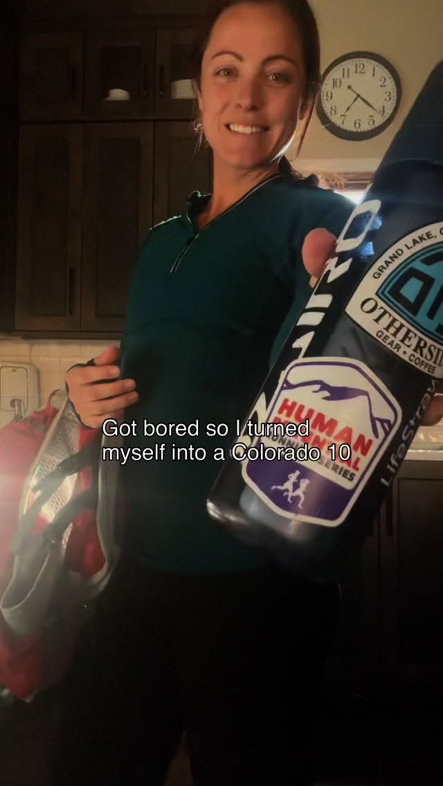 Instagram post by @adventure_queeny for LifeStraw. Caption reads: [...] #rei #optoutside #14er....