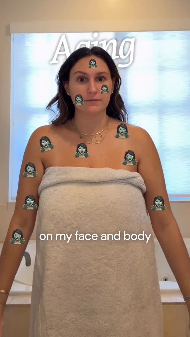 Instagram post by @mothercould for Barefaced. Caption reads: [...] last summer, sun spots everywhere.....