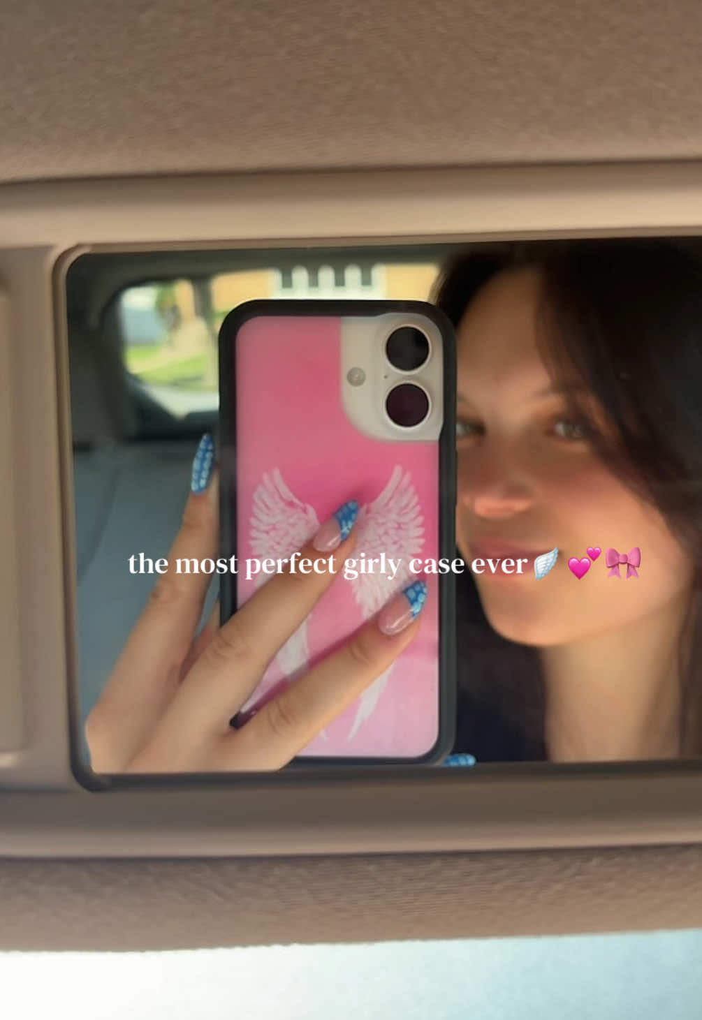 TikTok post by @victoria.no.secretss for Wildflower Cases. Caption reads: [...] off this case cause it’s soo cute....