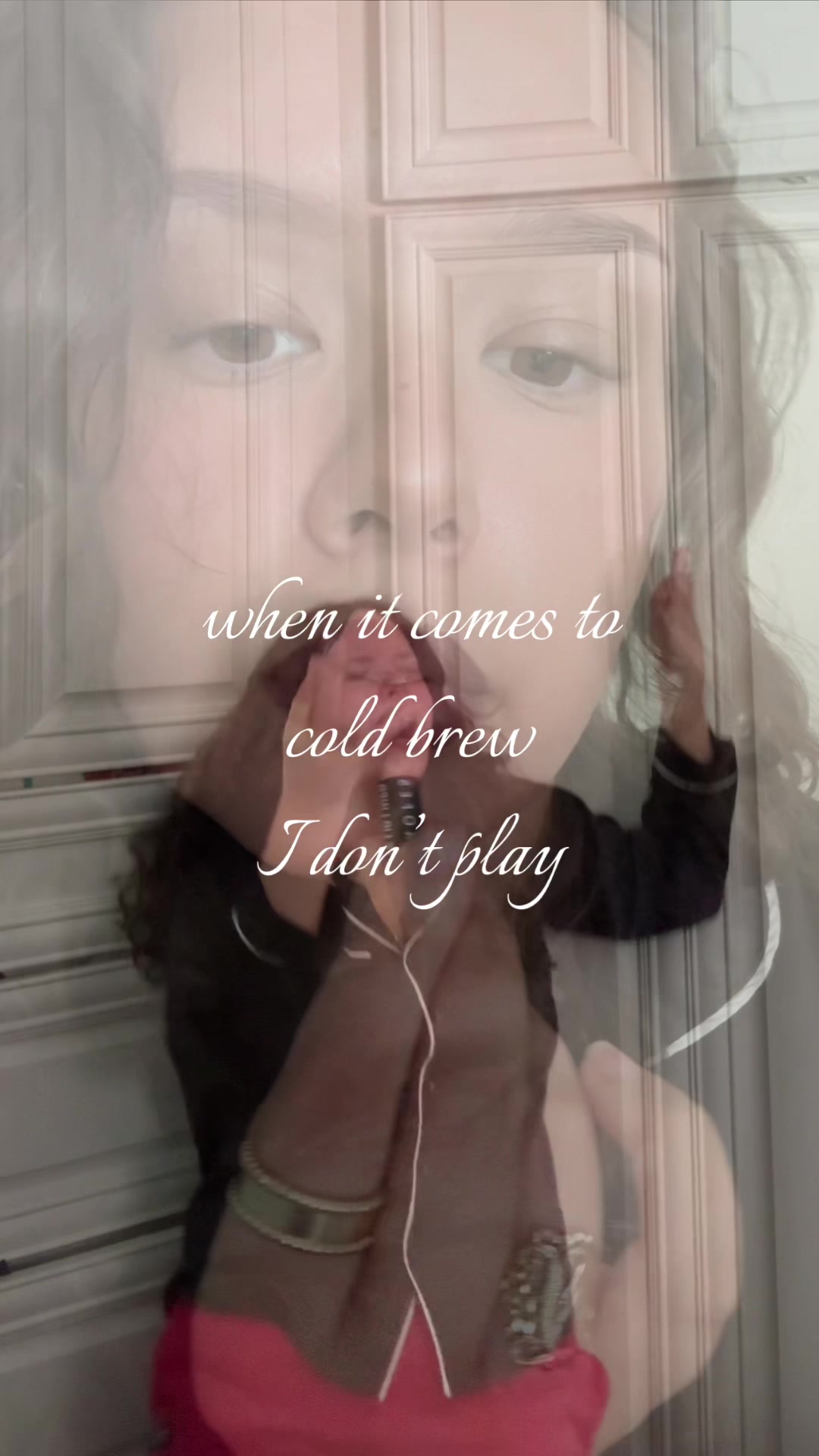 TikTok post by @whor3chata_ for NYX Cosmetics. Caption reads: i guess cold brew lip liner launches January 3rd👀....