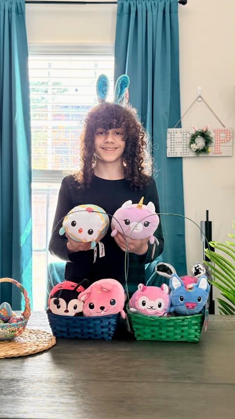 Instagram post by @greeneclecticmama for KidStuff Public Relations. Caption reads: AD If you’re looking for non-candy Easter basket....