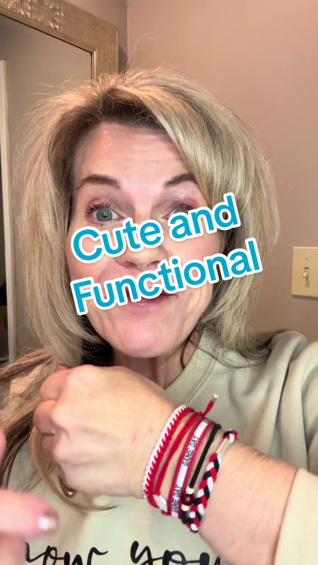 TikTok post by @diditheslp for K’Lani. Caption reads: These cute bracelets also double as hair ties. I....