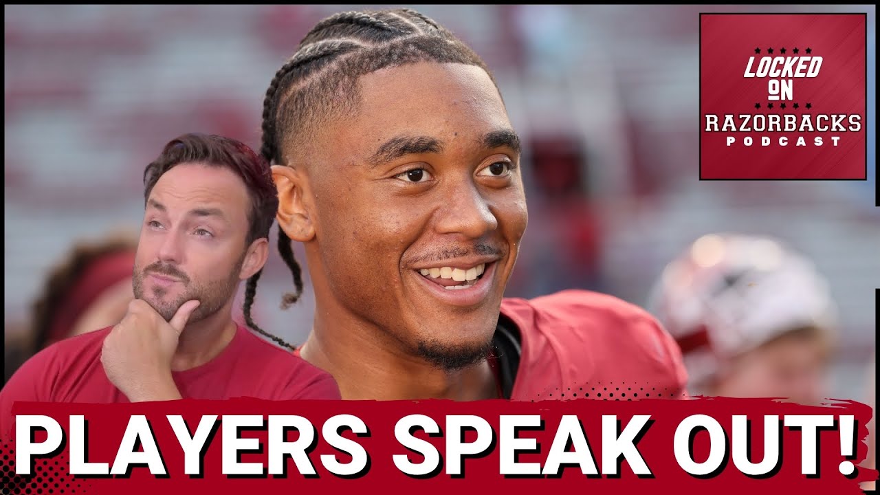 YouTube post by @LockedOnRazorbacks for 5-hour ENERGY. Caption reads: Arkansas Players Speak On Petrino Being The New....