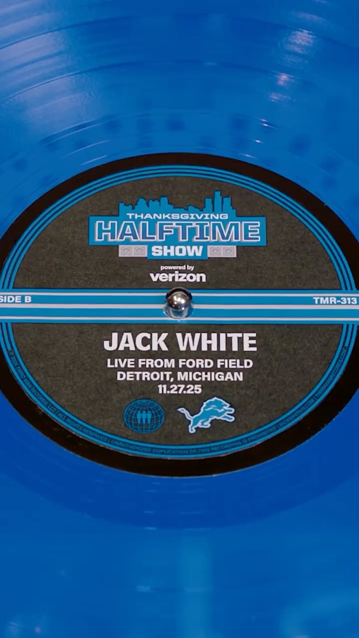 Instagram post by @officialjackwhite for Verizon. Caption reads: Hot off the press.