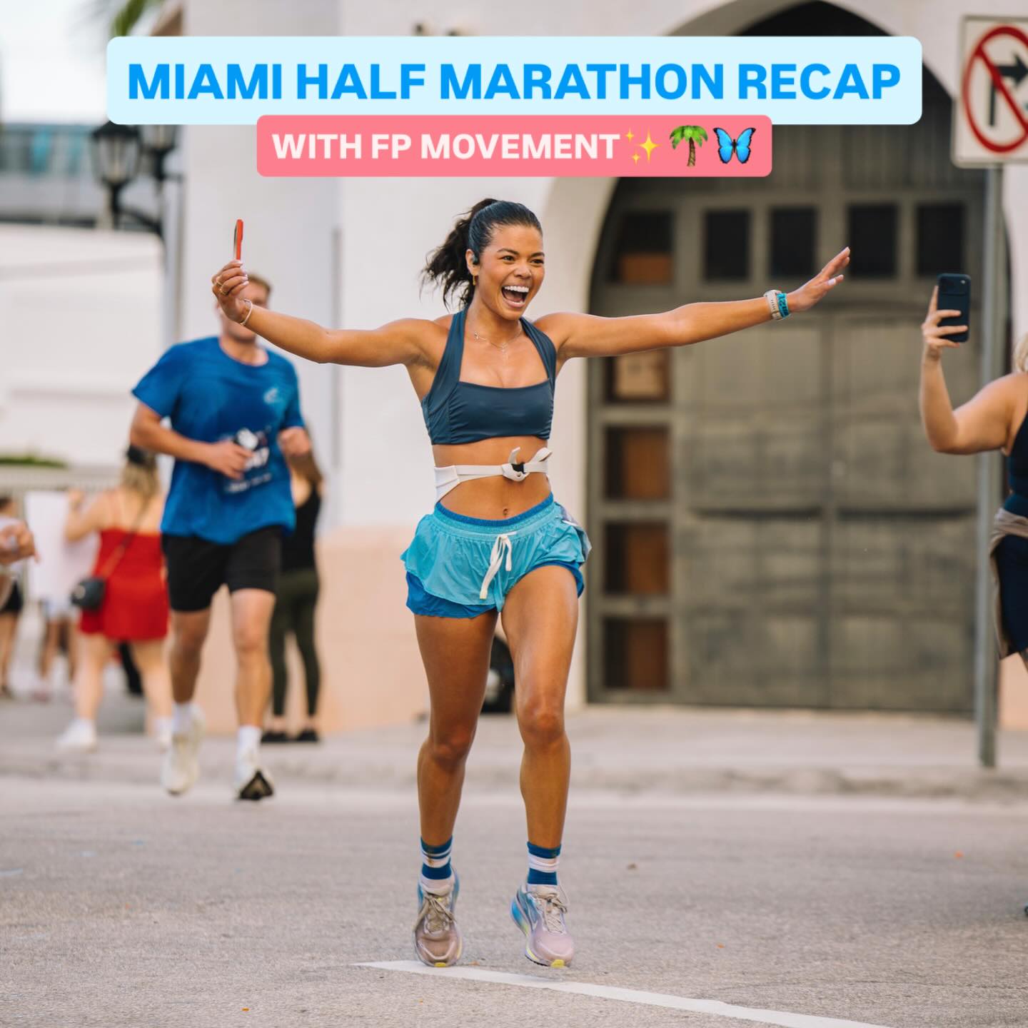 Instagram post by @alma.cooper for Therabody. Caption reads: [...] #fpmovementparter @fpmovement @therabody....