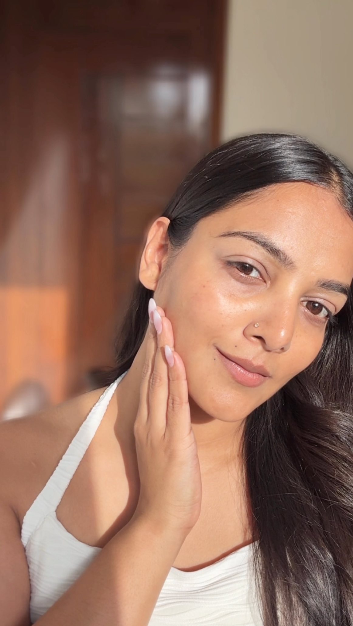 Instagram post by @beautybychitwan for Simple Skincare. Caption reads: This @simpleskincareindia Hydrating UV Fluid is....