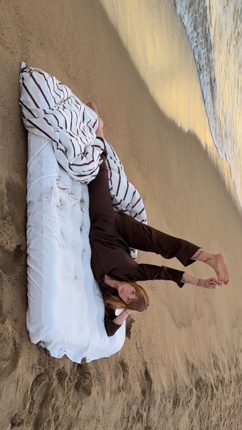 Instagram post by @charleslemon for Doreandrose. Caption reads: wrapped in softest silk @doreandrose.