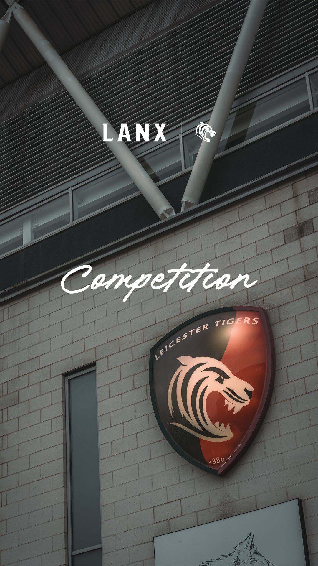 Instagram post by @leicestertigers for LANX. Caption reads: COMPETITION NOW CLOSED

@lanxshoes &....