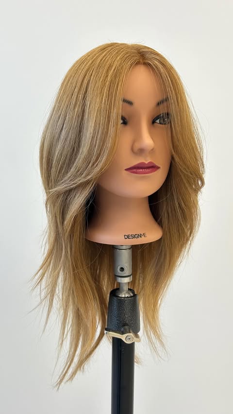 Instagram post by @samanthaxenglish for DESIGNME Hair. Caption reads: Keep an eye out for DESIGNME’s California Layers....