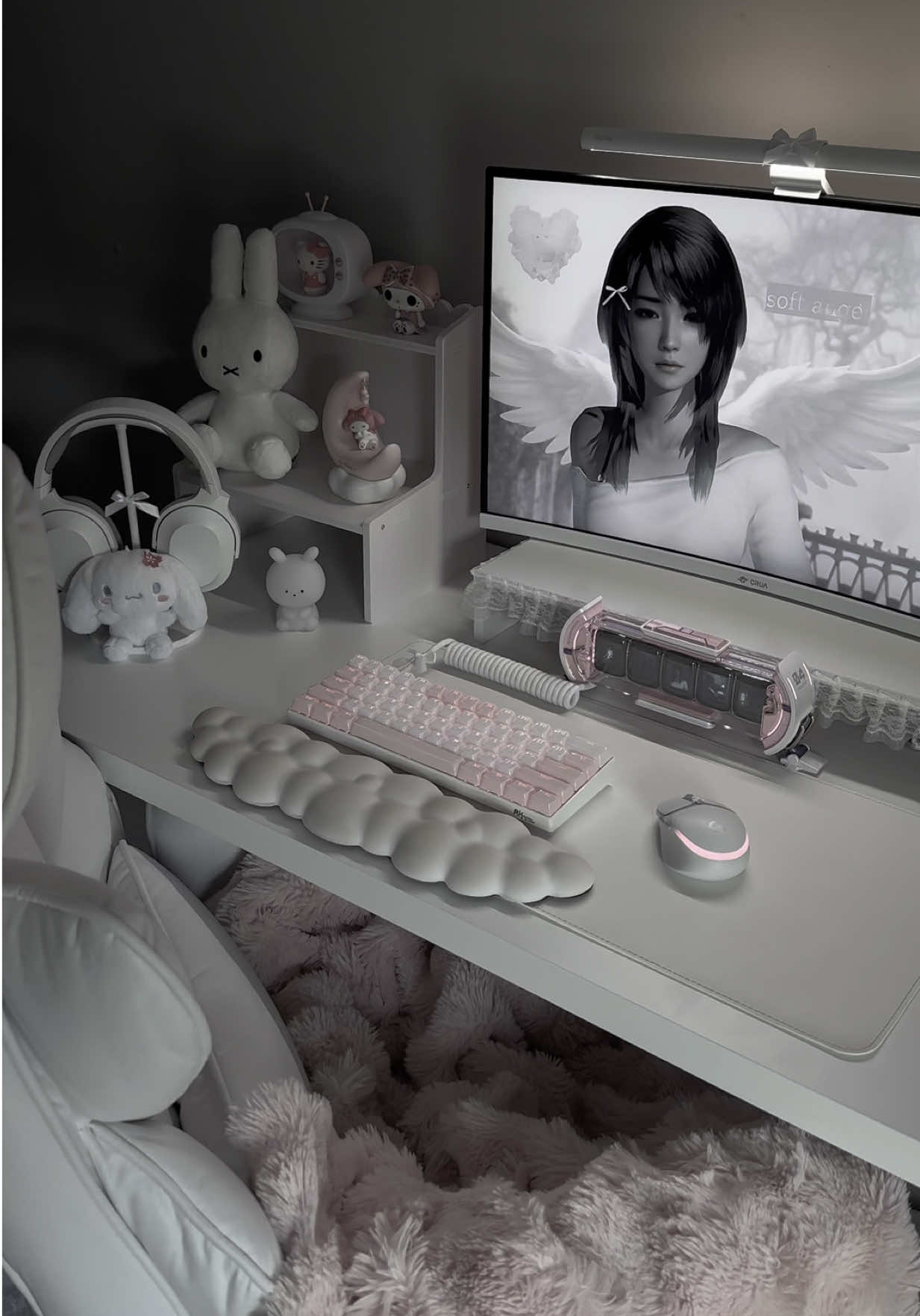 TikTok post by @cqtbree for Divoom. Caption reads: fatal frame theme on the divoom times gate —....