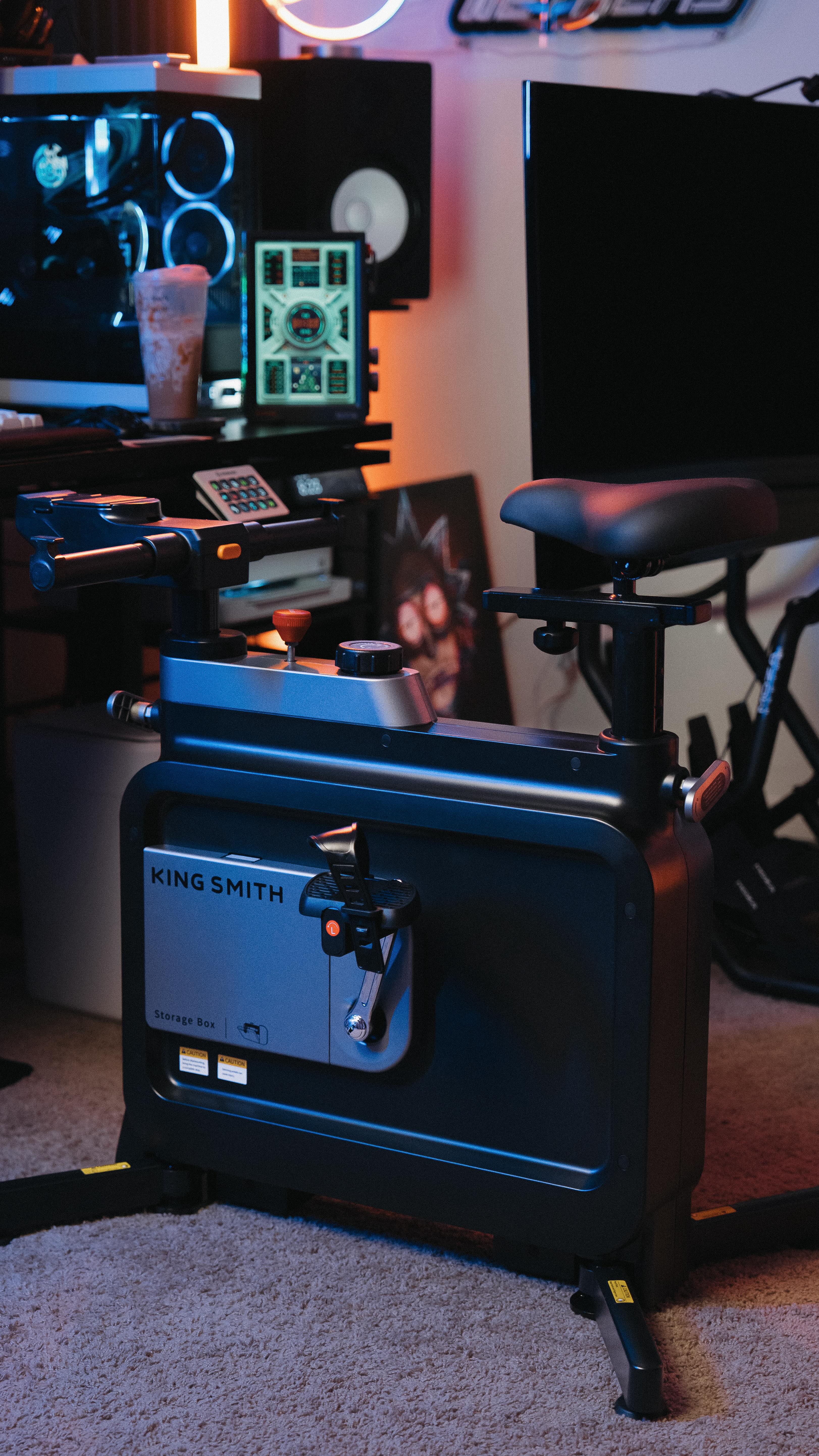 Instagram post by @deanwethers for WalkingPad. Caption reads: Stay active while you work with the W1B Desk Bike....