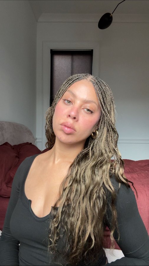 Instagram post by @goldynaps for Glossier. Caption reads: The @sephora Savings Event is here and you can get....