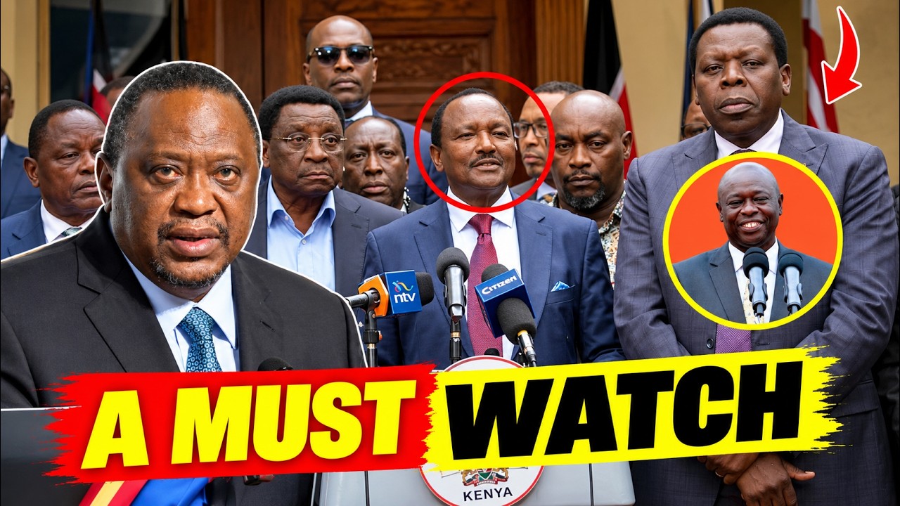 YouTube post by @LeeMakwiny for TubeBuddy. Caption reads: STATE HOUSE IN PANIC! Uhuru’s Secret Plot to....