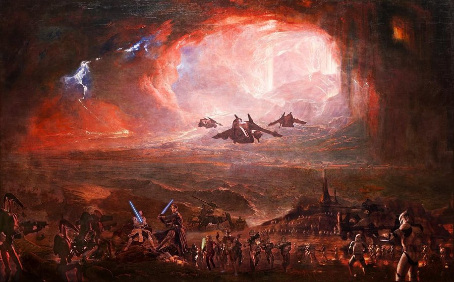 Instagram post by @scadarts for Star Wars. Caption reads: The Clone Wars

John Martin is easily one of my....