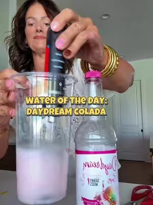 TikTok post by @takingmylifebackat42 for Jordan’s Skinny Mixes. Caption reads: NEW WATER RECIPE #water #drinks #watertok....