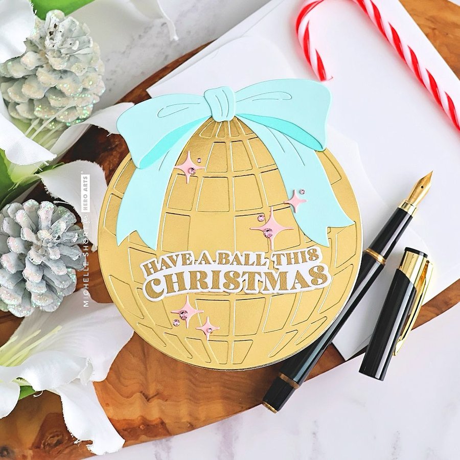 Instagram post by @thecardgrotto for Hero Arts. Caption reads: [...] about being in our Merry Era with the....