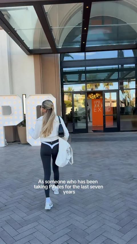 Instagram post by @emilyytanner for NordicTrack. Caption reads: [...] classes since before the hype... and....