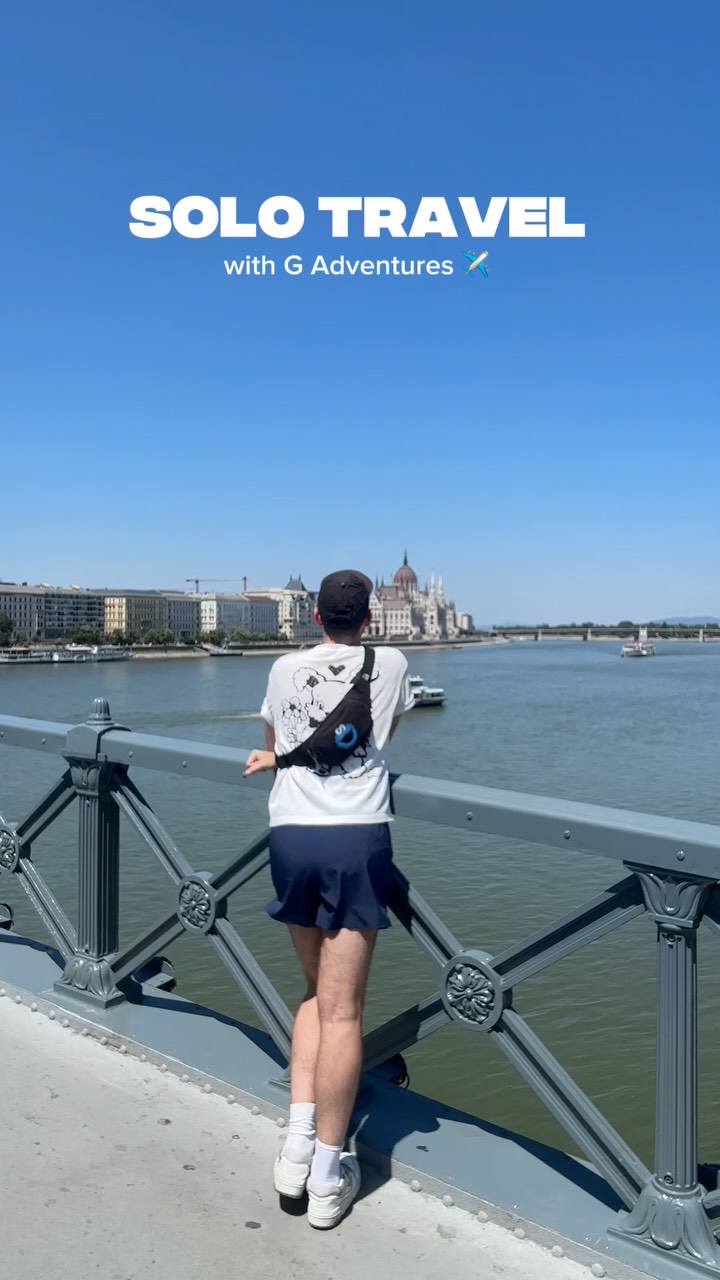 Instagram post by @jordshore for G Adventures. Caption reads: From 5am wake-ups to late-night kebabs, I laughed,....