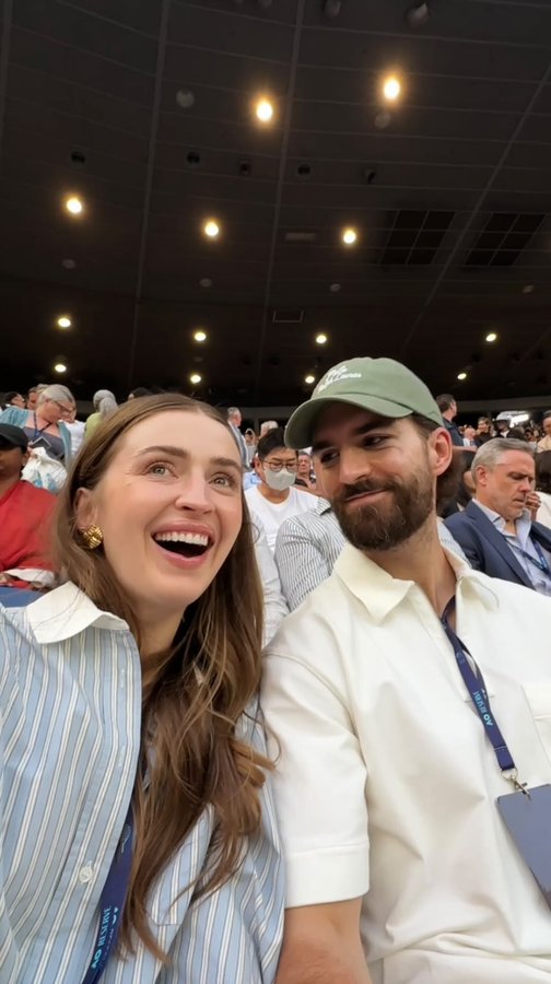 Instagram post by @allanaramaa for Australian Open. Caption reads: [...] our trip with the quarter finals at....