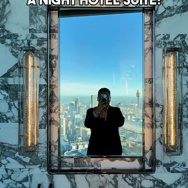 Instagram post by @adrianwidjy for Meta. Caption reads: Check out #australia most expensive hotel room! At....