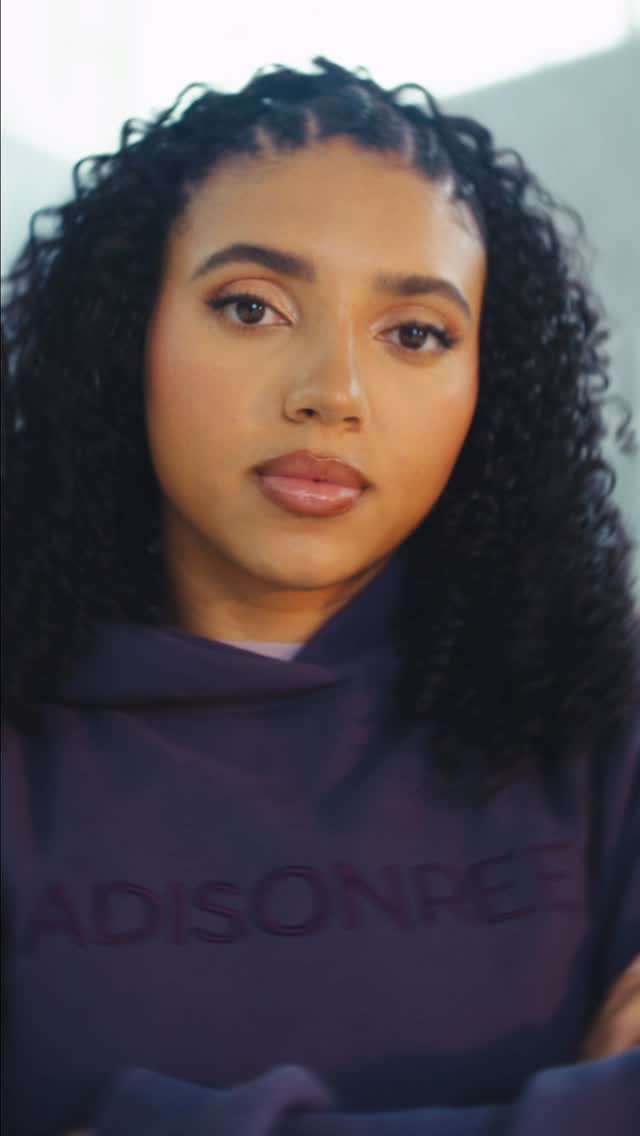 Instagram post by @azzi35 for Madison Reed. Caption reads: Breaking boundaries isn’t just about wins. It’s....