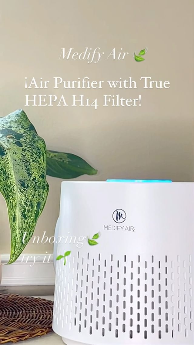 Instagram post by @tabaresblog.mkp_art.lover for Medify Air. Caption reads: [...] from the environment I show you🌱 Medify Air....