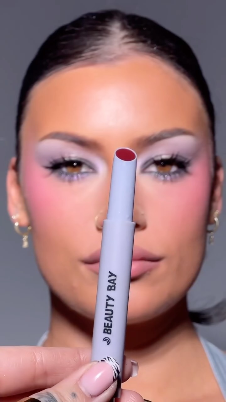 Instagram post by @katieforrestmua for Beauty Bay. Caption reads: party season glam forever pls....