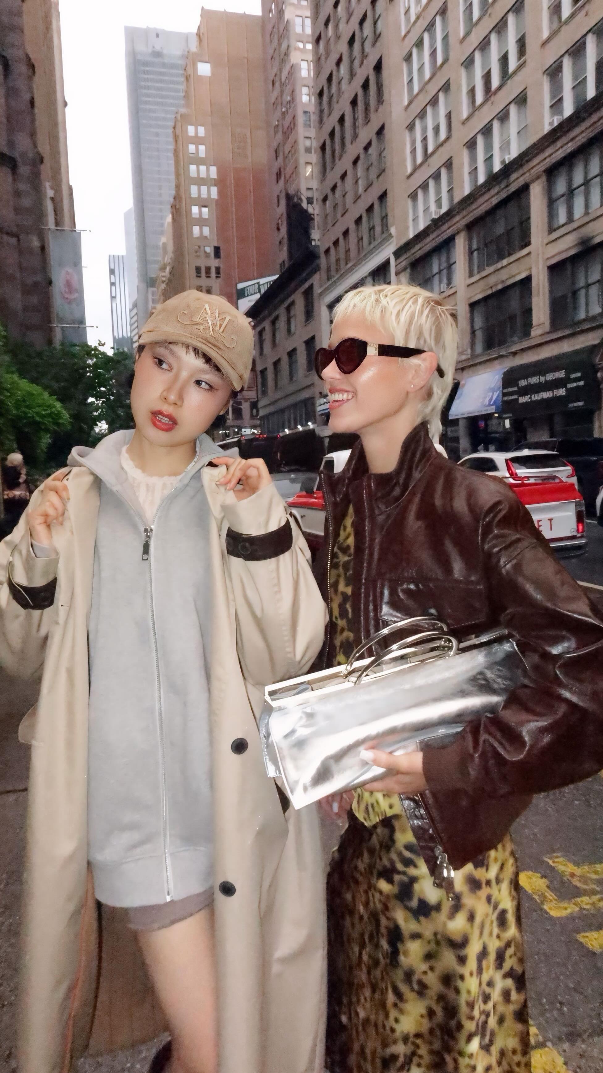 Instagram post by @valslooks for MAX&Co.. Caption reads: Hold my hand, I will take you to the fashion weeks....