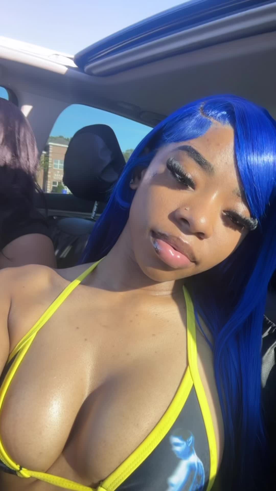 TikTok post by @aaniyaalexi for Lumiere Hair. Caption reads: 26” Wig from @Lumiere Hair Office Store 😍😍I love....