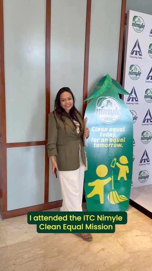 Instagram post by @beautifullyme16 for Nimyle. Caption reads: I pledge to raise right with the Nimyle Clean....