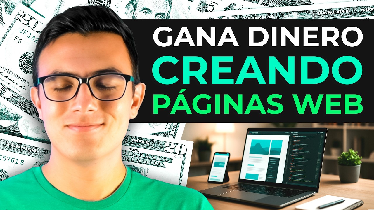 YouTube post by @ProgramadorX for Zion Affordable Website Designing. Caption reads: How to Make Money Creating Websites in 2025....