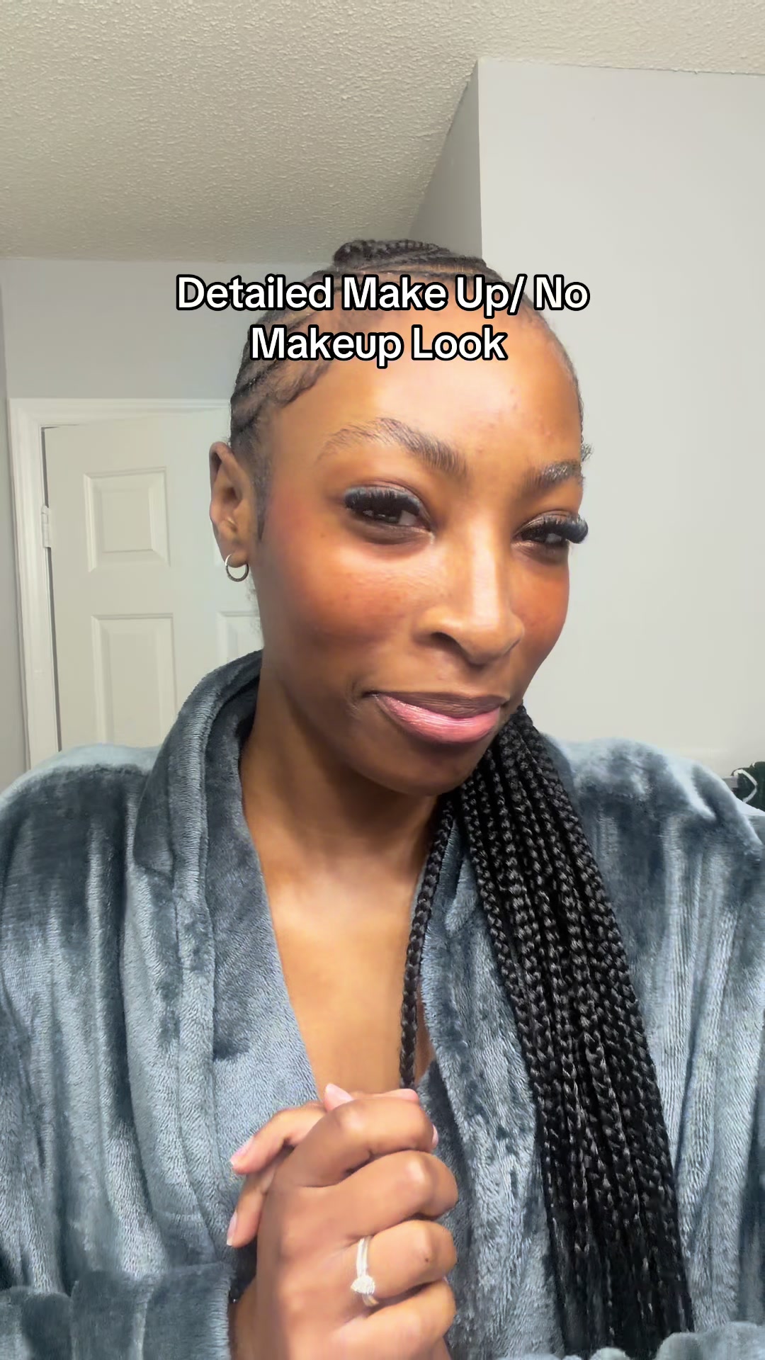 TikTok post by @doris_rodrigo4l for HECI Beauty Makeup. Caption reads: [...] lashes @ILLIYOON US on skin prep @HECI....